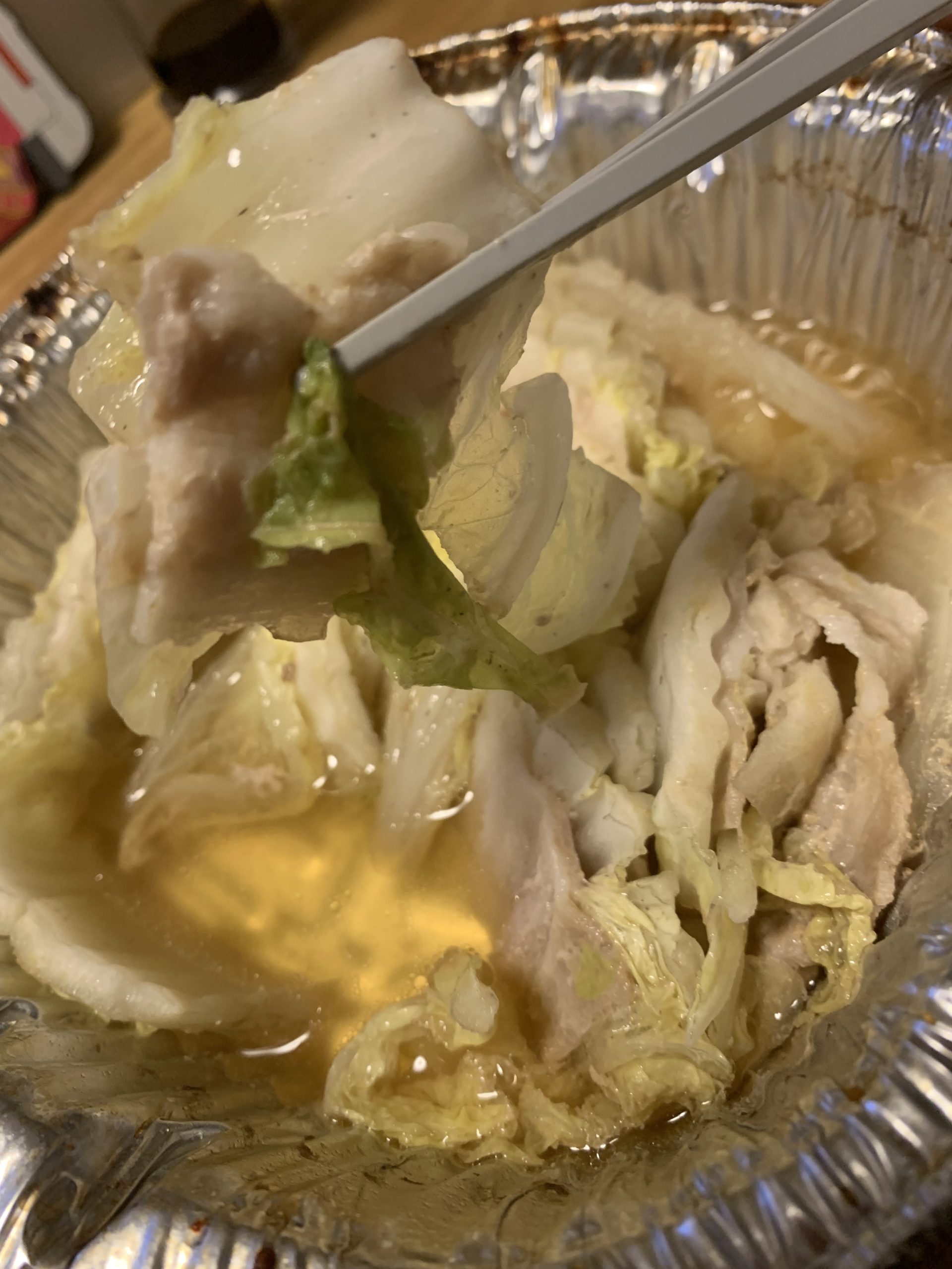 時短ごはんシリーズ！イオンの豚ばら白菜重ね鍋を食べてみた結果…